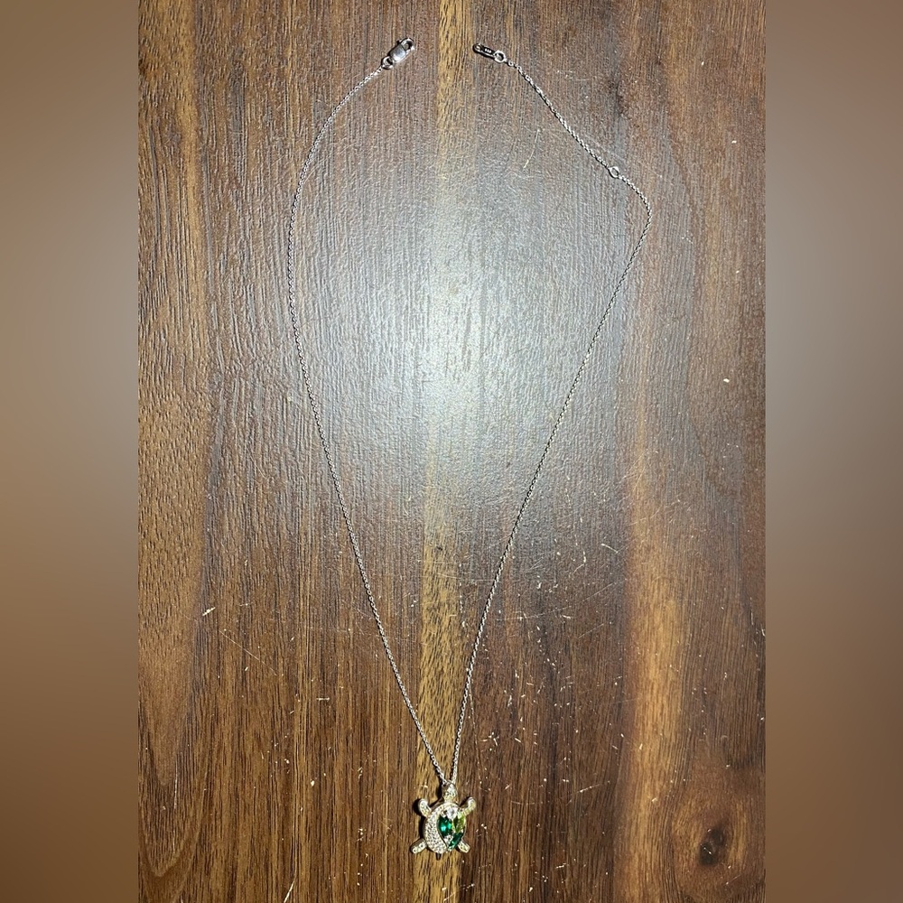 🐢Turtle necklace by KAY Jewelers • Lab & natural gems • Sterling silver - Picture 13 of 13